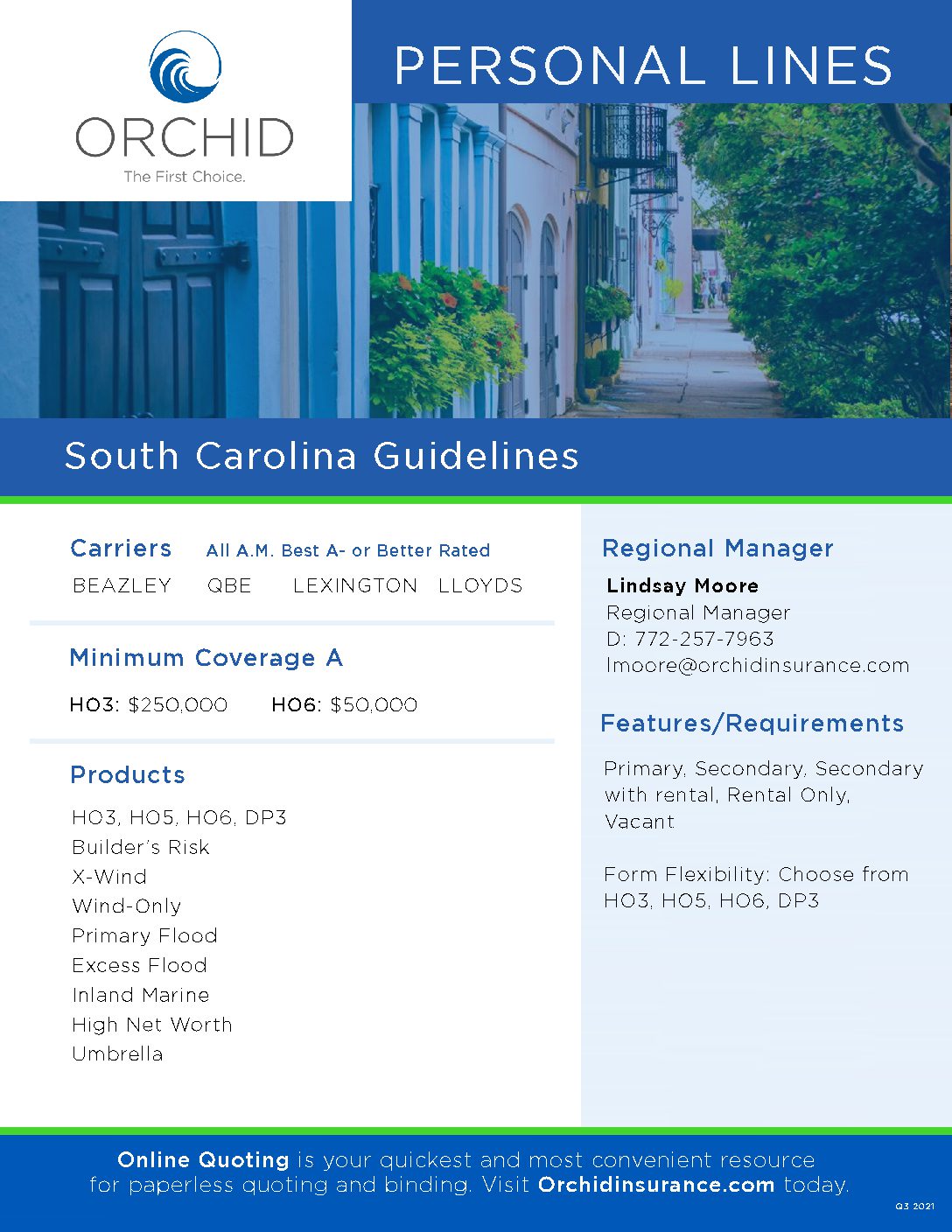 South Carolina Personal Lines Insurance