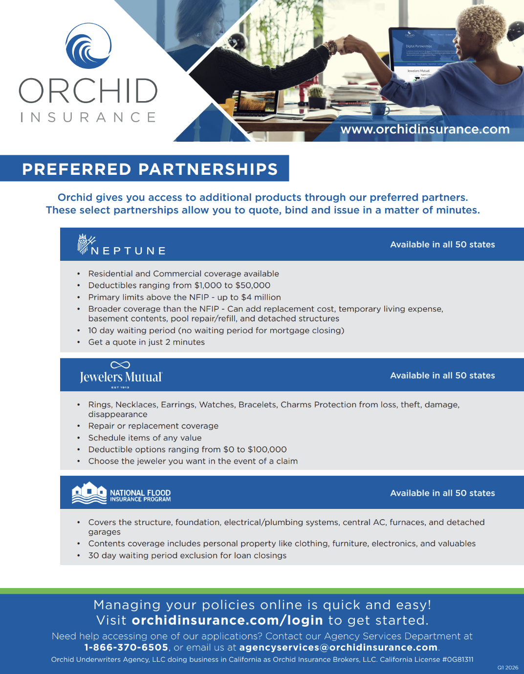 Orchid Insurance High Net Worth Sell Sheet